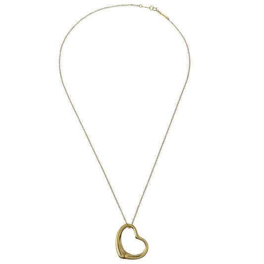 Tiffany & Co. Elsa Peretti Open Heart Pendant Necklace - Brandsamsara