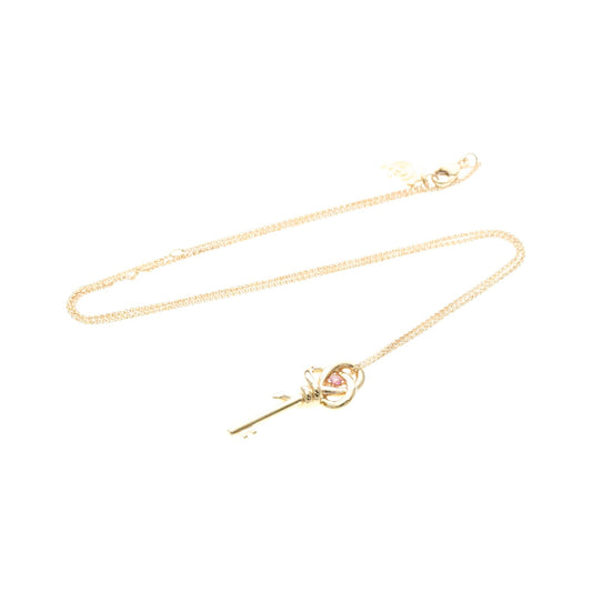 Tiffany & Co. Knot Key Pendant 18K Rose Gold, Gold, Pink Gold, Necklace