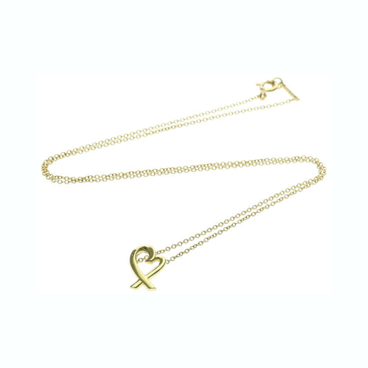 Tiffany & Co. Paloma Picasso Loving Heart Pendant 18K Yellow Gold, Gold, Yellow Gold, Necklace