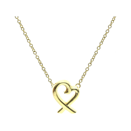 Tiffany & Co. Paloma Picasso Loving Heart Pendant 18K Yellow Gold, Gold, Yellow Gold, Necklace