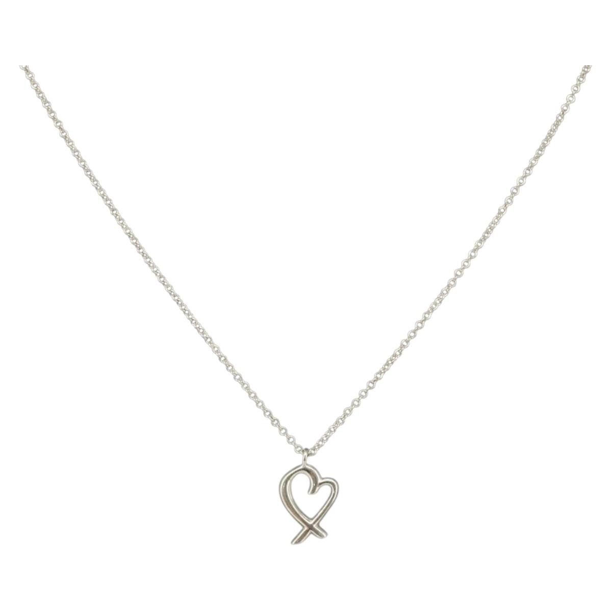 Tiffany & Co. Paloma Picasso Loving Heart Pendant Necklace - Brandsamsara