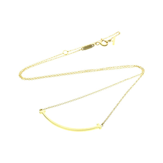 Tiffany & Co. T Smile Pendant 18K Yellow Gold, Gold, Yellow Gold, Necklace