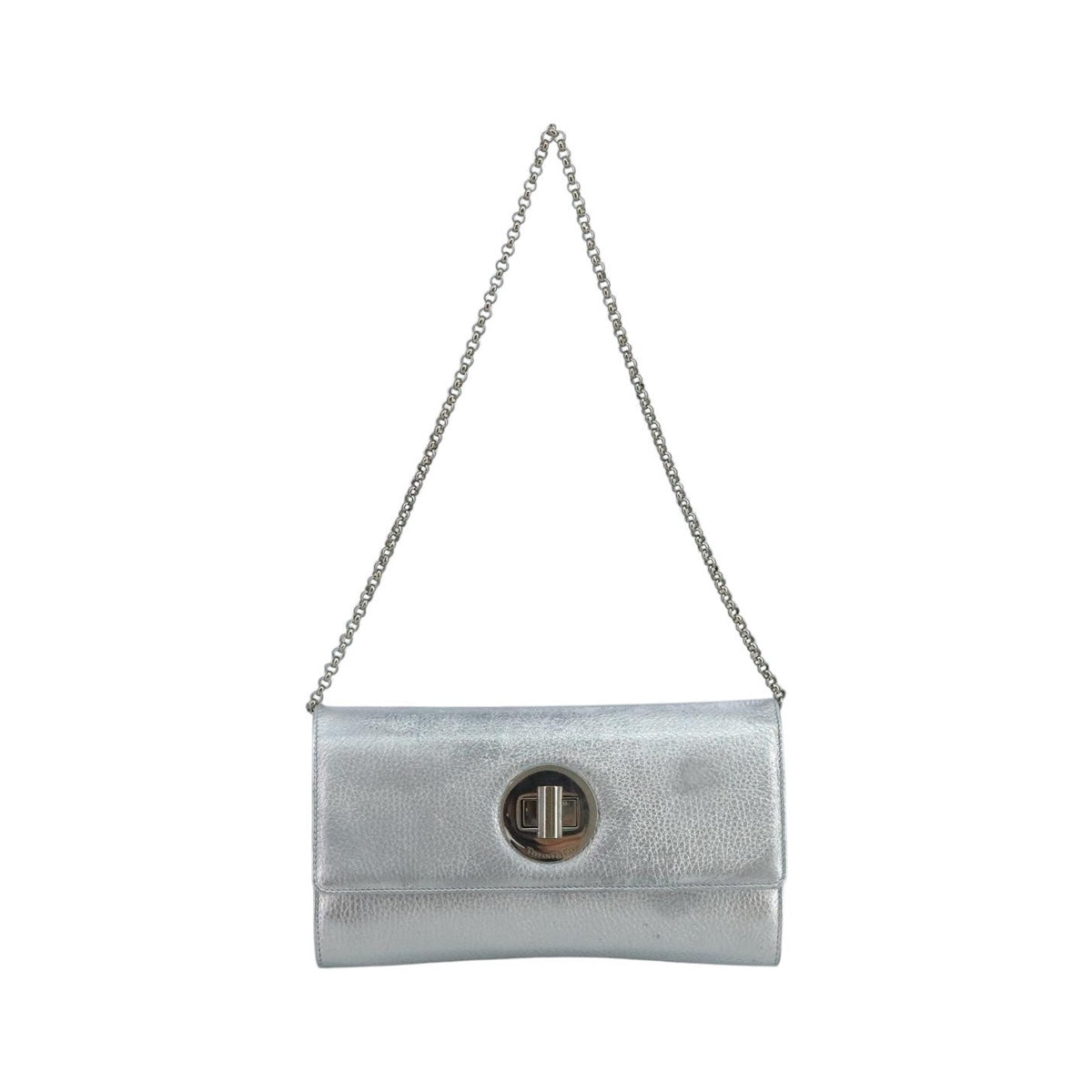 Tiffany & Co. Vintage Leather, Silver, Leather, Shoulder Bag