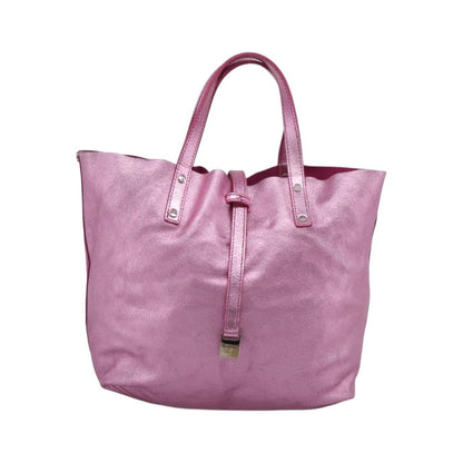 Tiffany & Co. Vintage Leather, Pink, Stainless Steel, Shoulder Bag