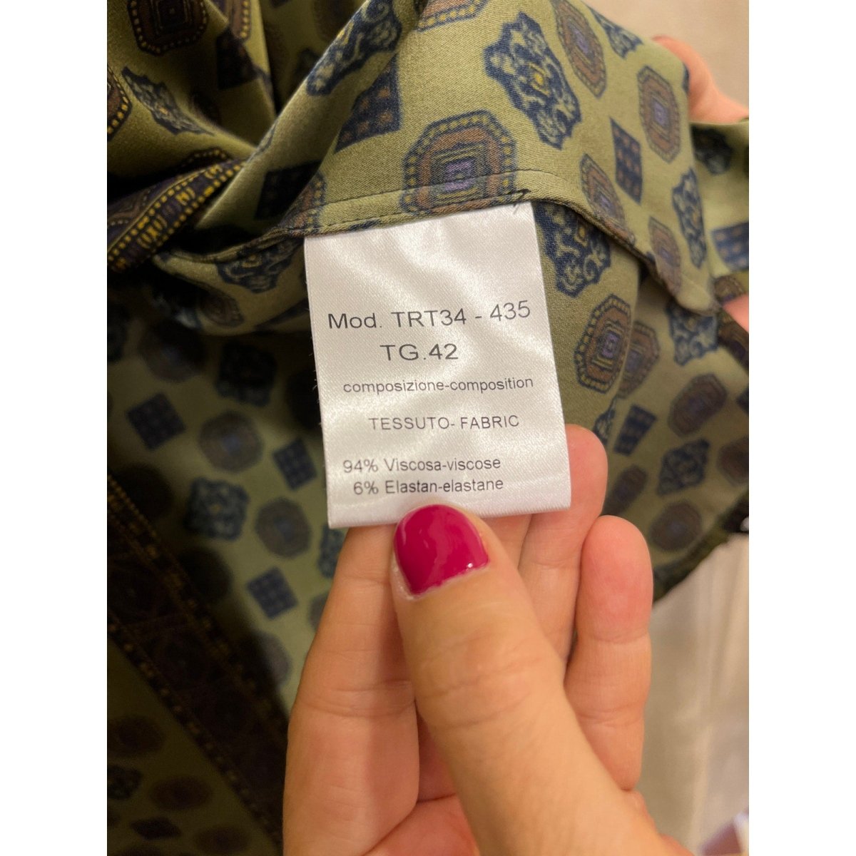 True Royal Button Up Shirt 42 IT Multicolor - Brandsamsara