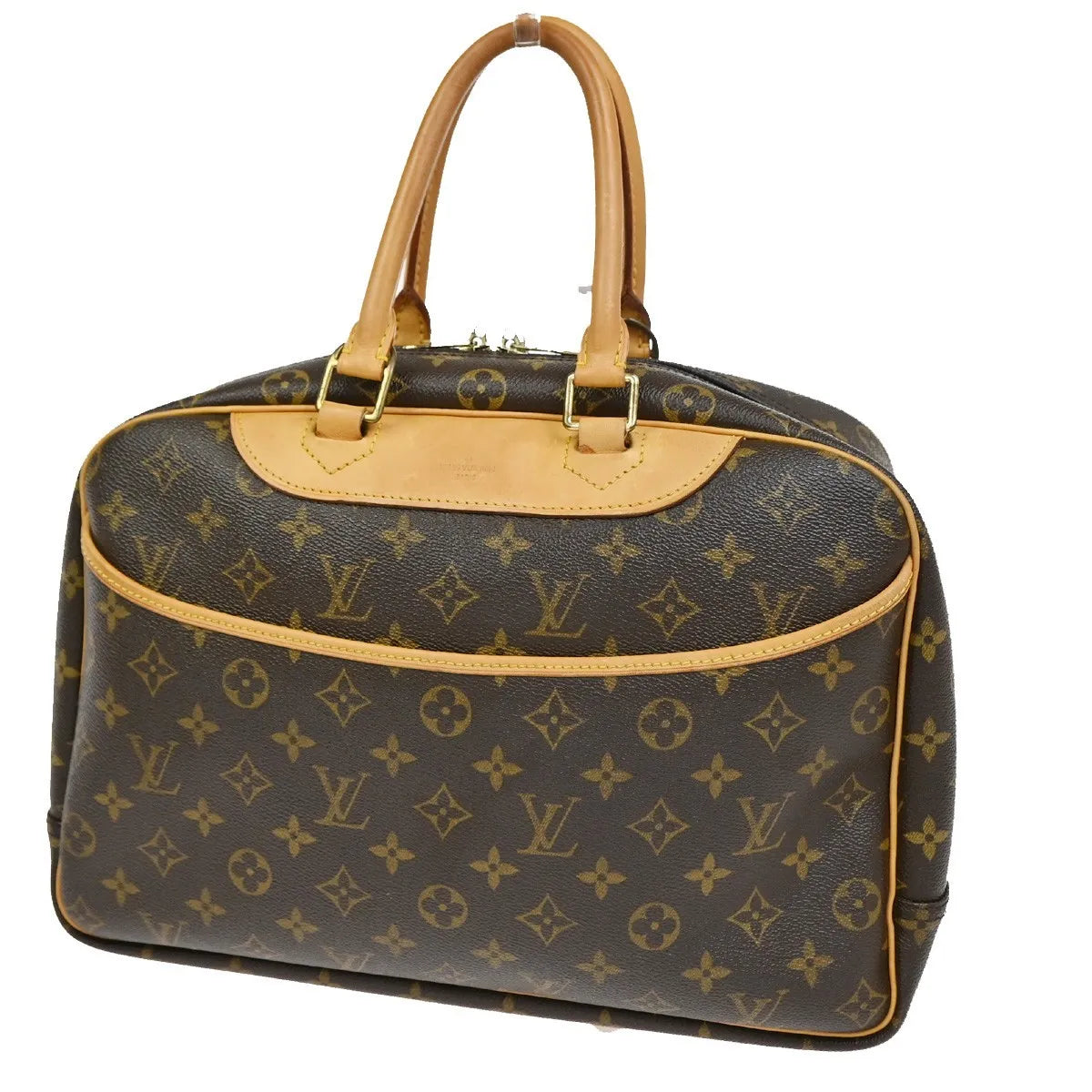 Louis Vuitton Deauville Monogram Canvas, Brown, Canvas, Handbag