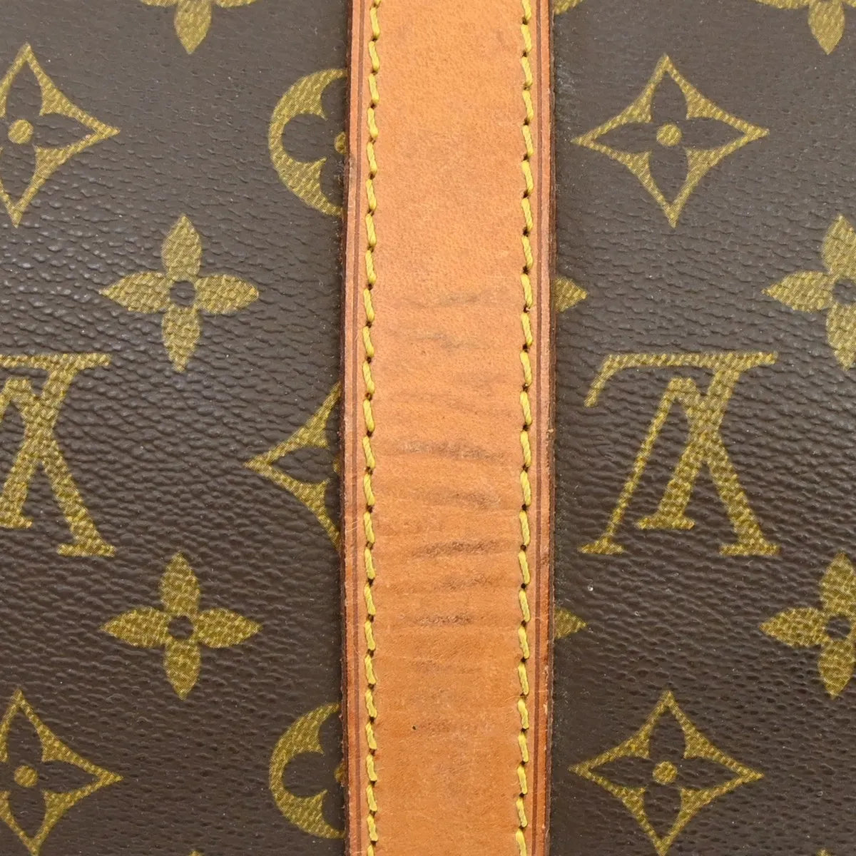 Louis Vuitton Keepall Monogram, Brown, Canvas, Travel Bag