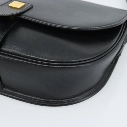 Christian Dior Vintage Leather, Black, Leather, Shoulder Bag