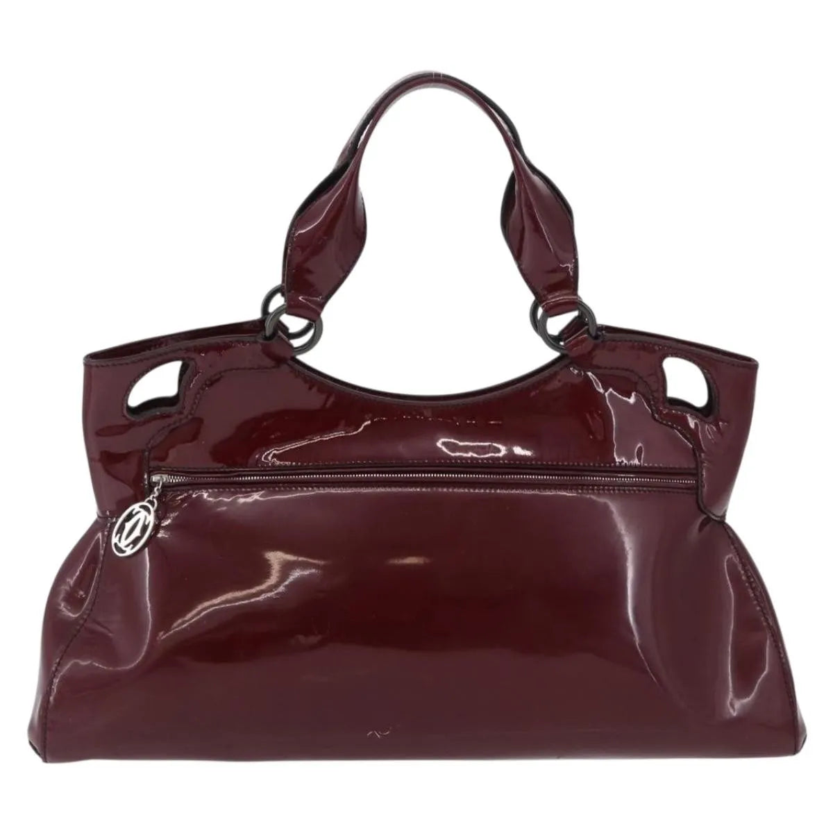 Cartier Marcello Patent leather, Burgundy, Patent Leather, Handbag
