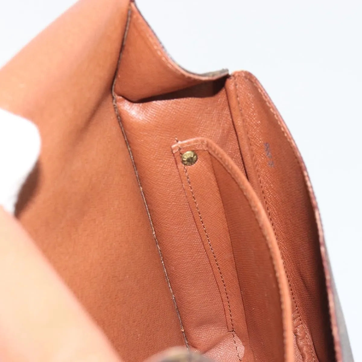 Louis Vuitton Cartouchiere Monogram Canvas, Brown, Canvas, Shoulder Bag