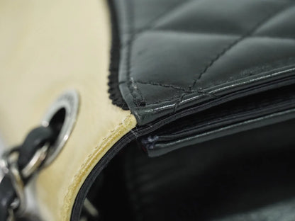 Chanel Ballerine Flap Quilted Lambskin, Black, Leather, Shoulder Bag