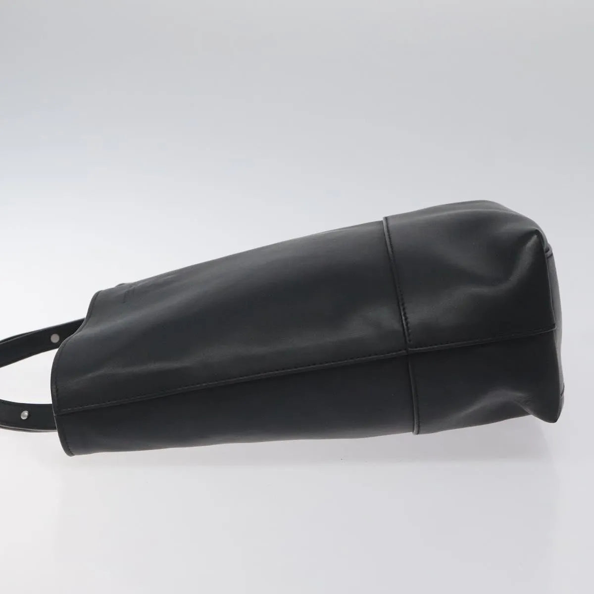 Bottega Veneta Vintage Leather, Black, Leather, Shoulder Bag