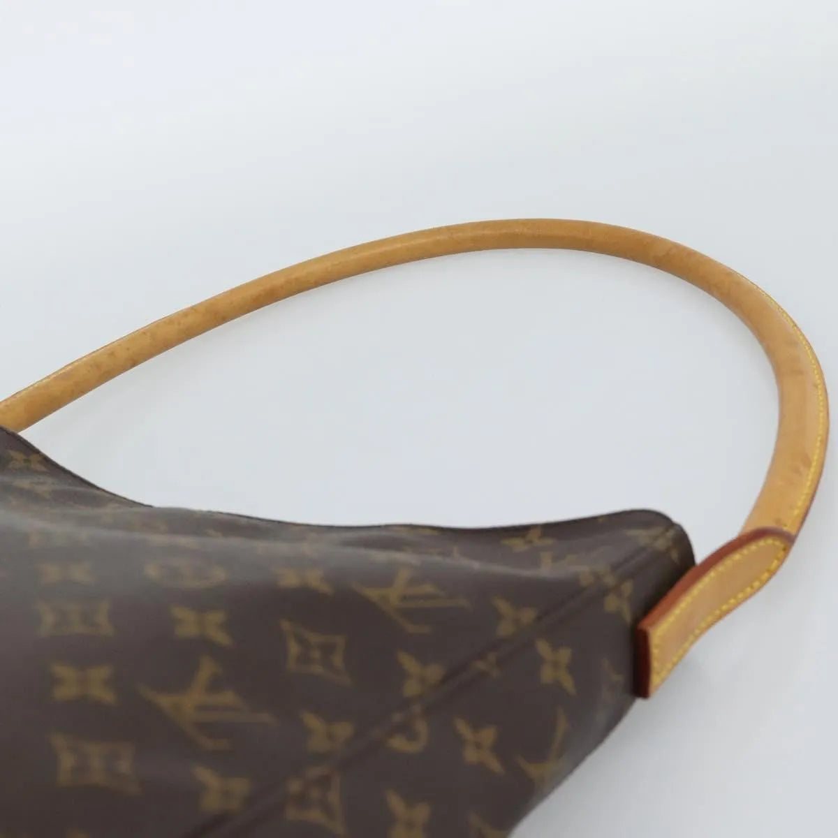Louis Vuitton Looping Monogram Canvas, Brown, Canvas, Handbag
