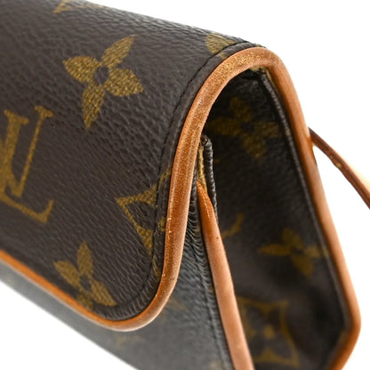 Louis Vuitton Florentine Waist Monogram Canvas, Brown, Canvas, Clutch