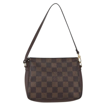 Louis Vuitton Trousse Make Up Damier Canvas, Brown, Canvas, Clutch