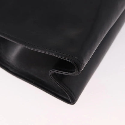 Salvatore Ferragamo Vintage Leather, Black, Leather, Shoulder Bag