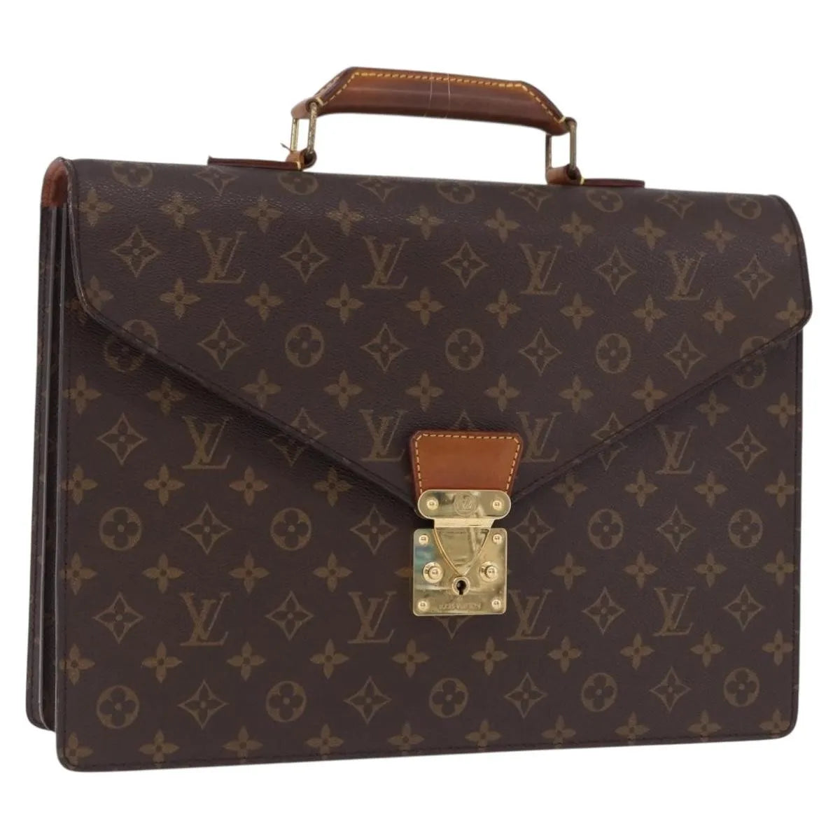 Louis Vuitton Serviette Conseiller Monogram Canvas, Brown, Canvas, Briefcase
