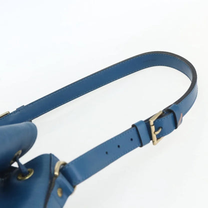 Louis Vuitton Petit Noe Epi Leather, Blue, Leather, Shoulder Bag