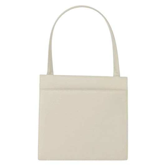 Givenchy Vintage 4G Leather, Gray, Leather, Shoulder Bag