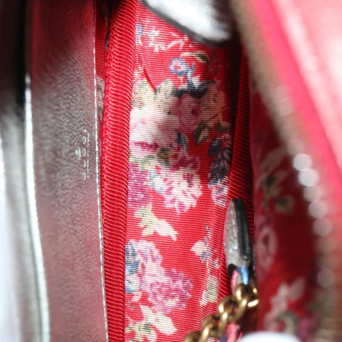 Gucci Trapuntata Camera Lambskin, Multicolour, Leather, Shoulder Bag