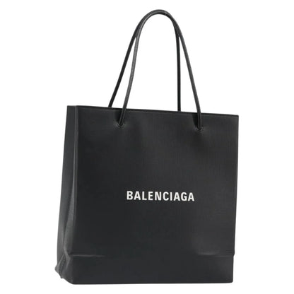Balenciaga Shopping Tote Leather, Black, Leather, Handbag