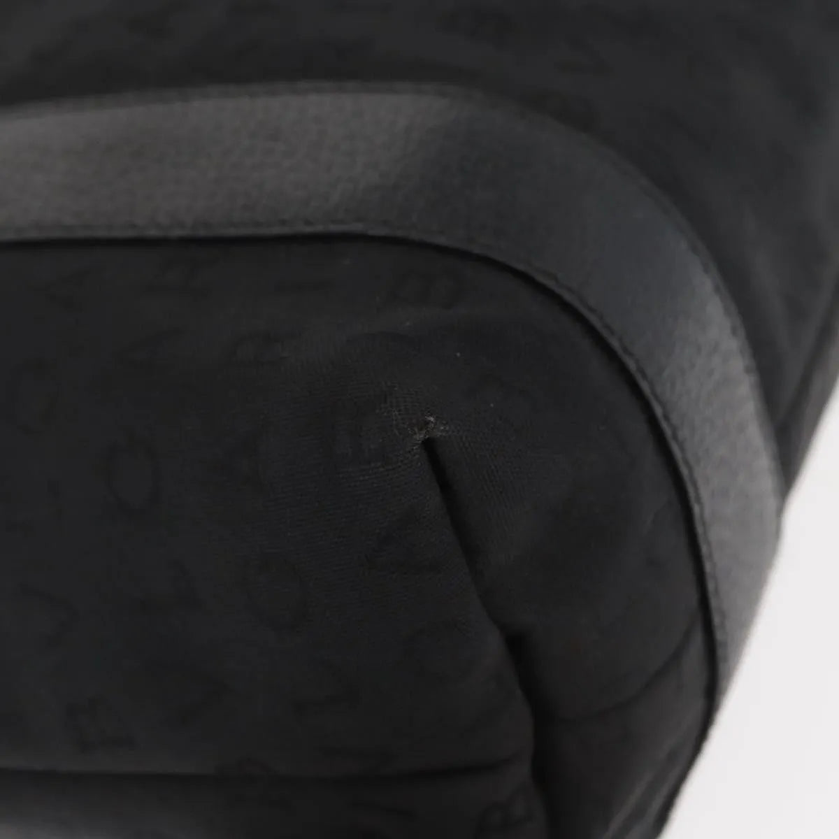 Bvlgari Logomania Canvas, Black, Canvas, Tote Bag