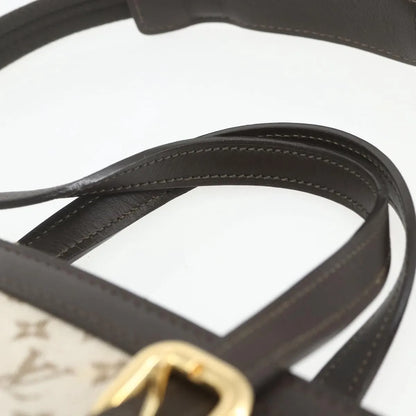Louis Vuitton Francoise Mini lin, Khaki, Canvas, Tote Bag