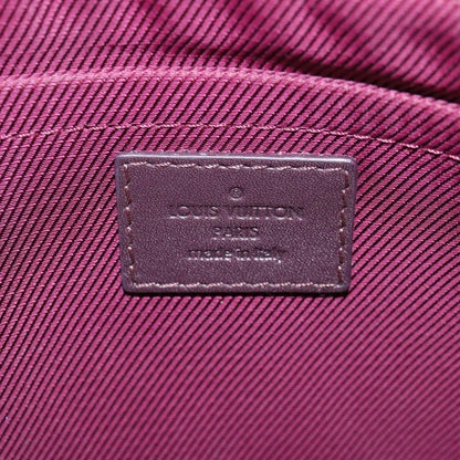 Louis Vuitton Pochette Felt and Sequin, Burgundy, Canvas, Clutch