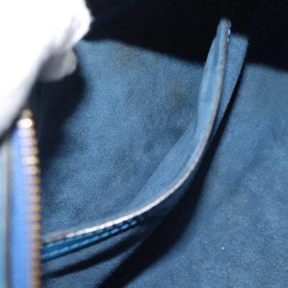 Louis Vuitton Soufflot Epi Leather, Blue, Leather, Handbag