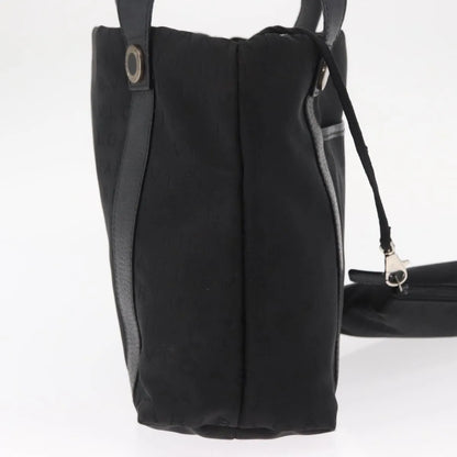 Bvlgari Logomania Canvas, Black, Canvas, Tote Bag
