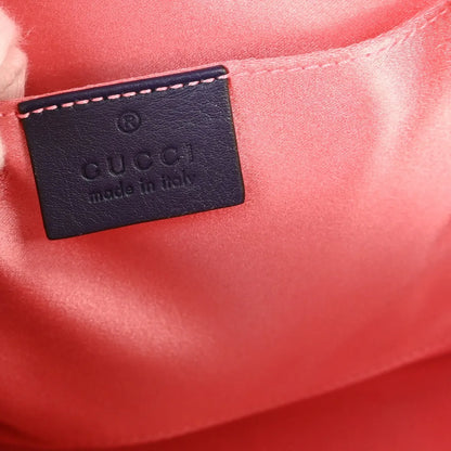 Gucci Backpack Embellished Wool, Blue, Denim, Backpack
