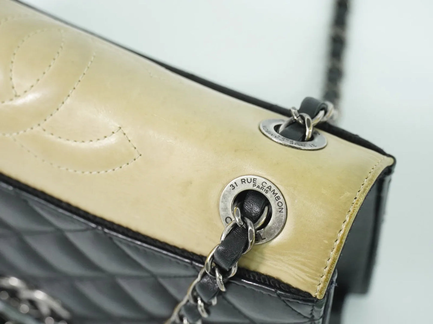 Chanel Ballerine Flap Quilted Lambskin, Black, Leather, Shoulder Bag