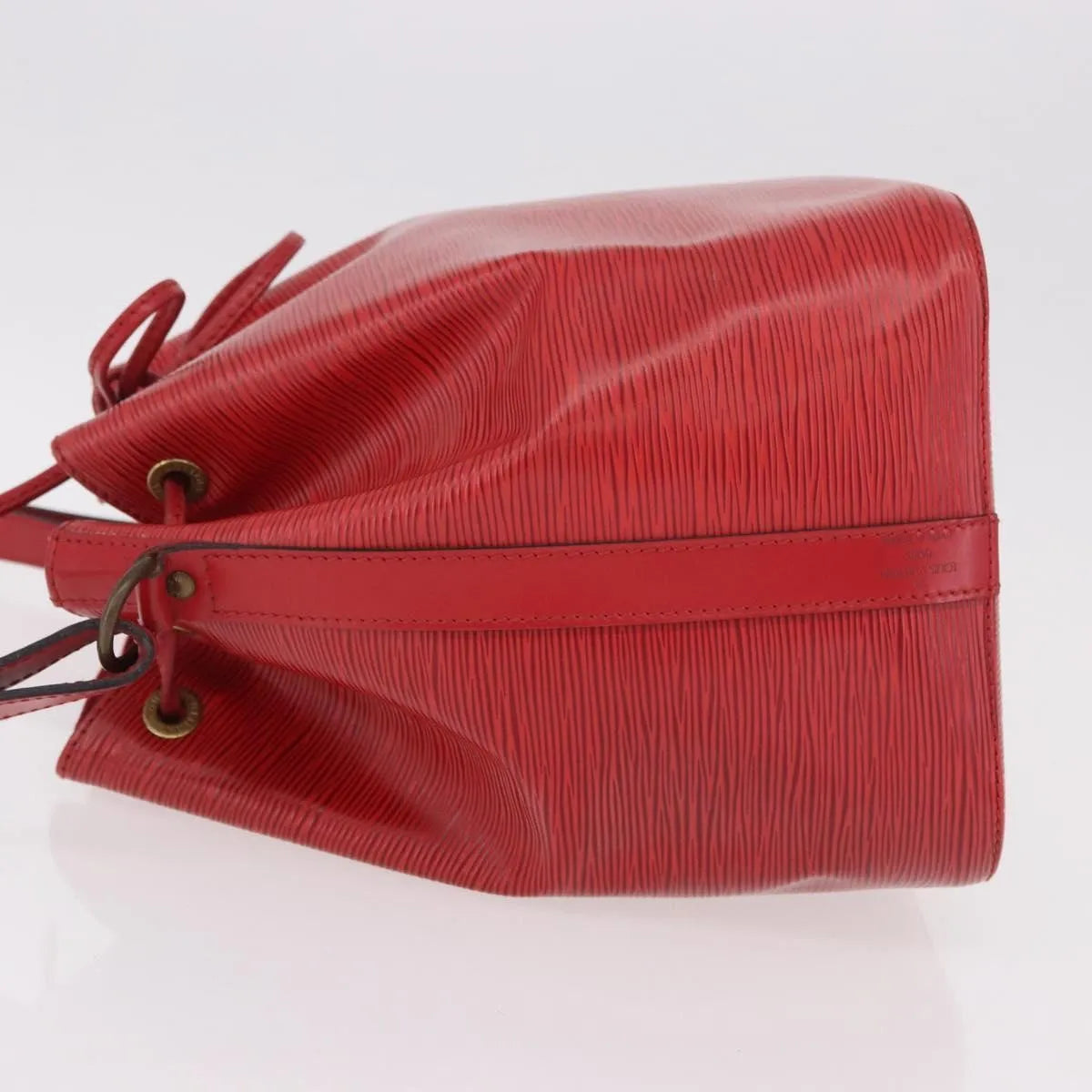 Louis Vuitton Petit Noe Epi Leather, Red, Leather, Shoulder Bag