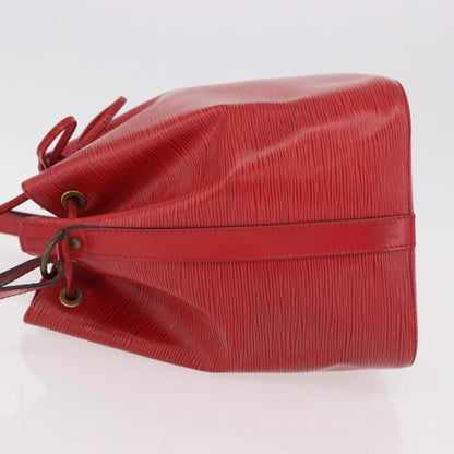 Louis Vuitton Petit Noe Epi Leather, Red, Leather, Shoulder Bag