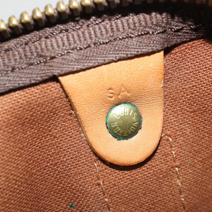 Louis Vuitton Keepall Monogram Canvas, Brown, Canvas, Travel Bag