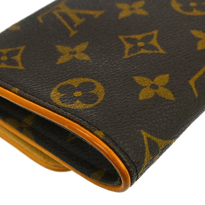 Louis Vuitton Twin Monogram Canvas, Brown, Canvas, Clutch