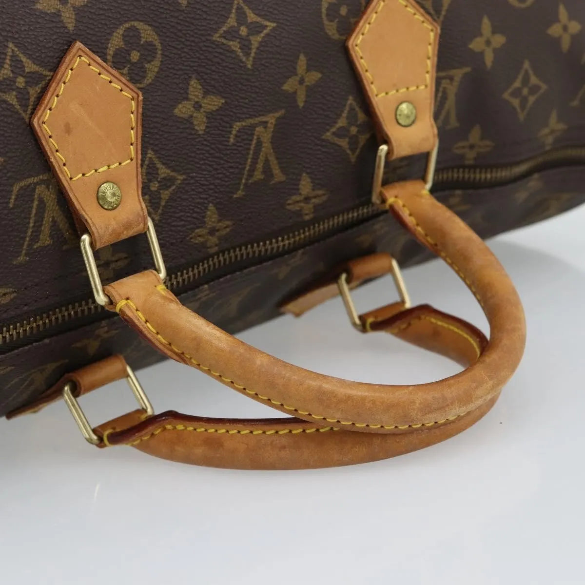 Louis Vuitton Speedy Monogram Canvas, Brown, Canvas, Handbag