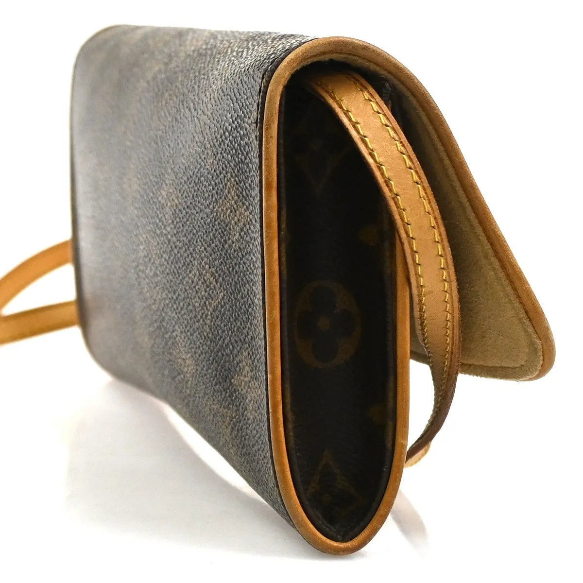Louis Vuitton Twin Monogram Canvas, Brown, Canvas, Clutch