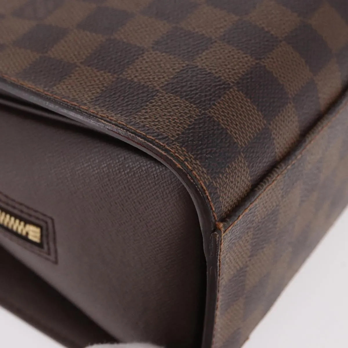 Louis Vuitton Triana Damier, Brown, Canvas, Handbag