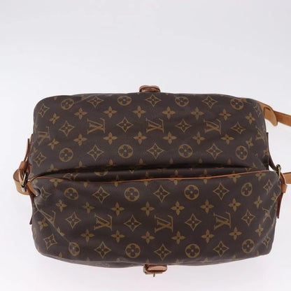 Louis Vuitton Saumur Monogram, Brown, Canvas, Shoulder Bag