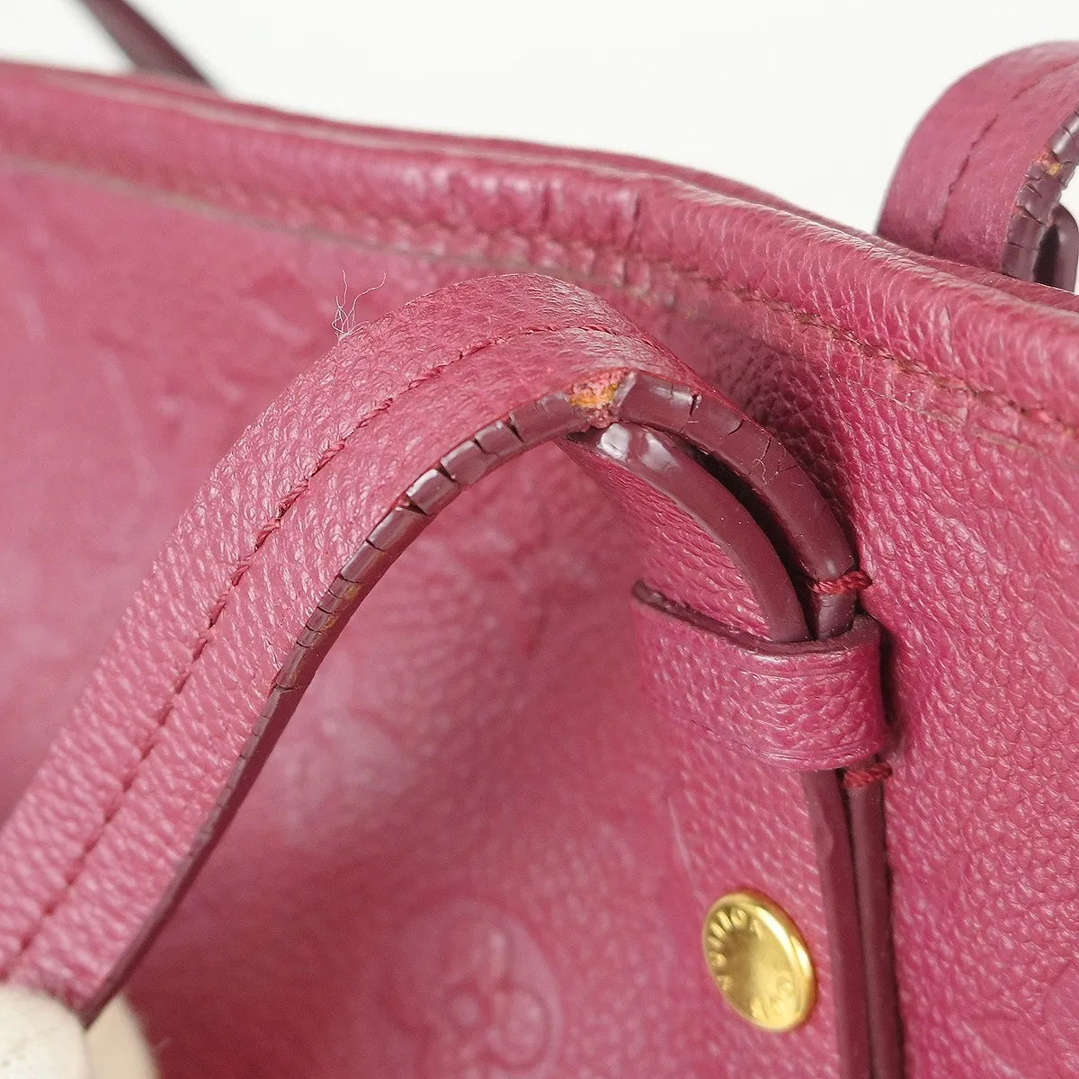 Louis Vuitton Citadine Monogram Empreinte Leather, Purple, Leather, Tote Bag