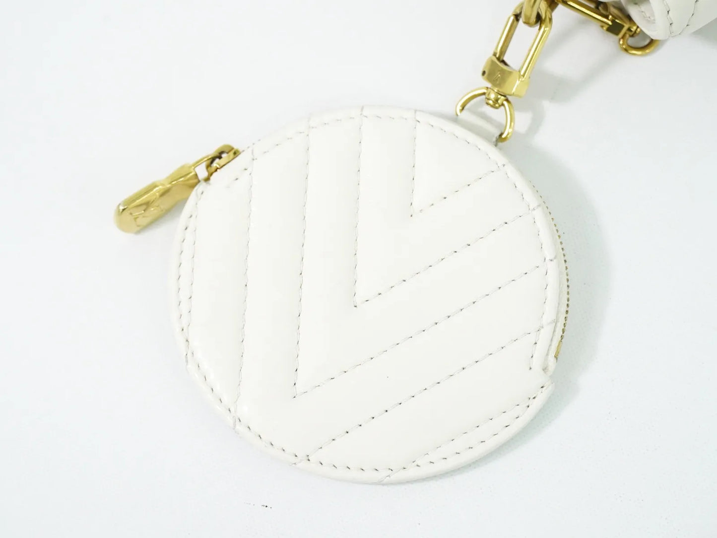 Louis Vuitton New Wave Multi Pochette Quilted Leather, White, Leather, Shoulder Bag