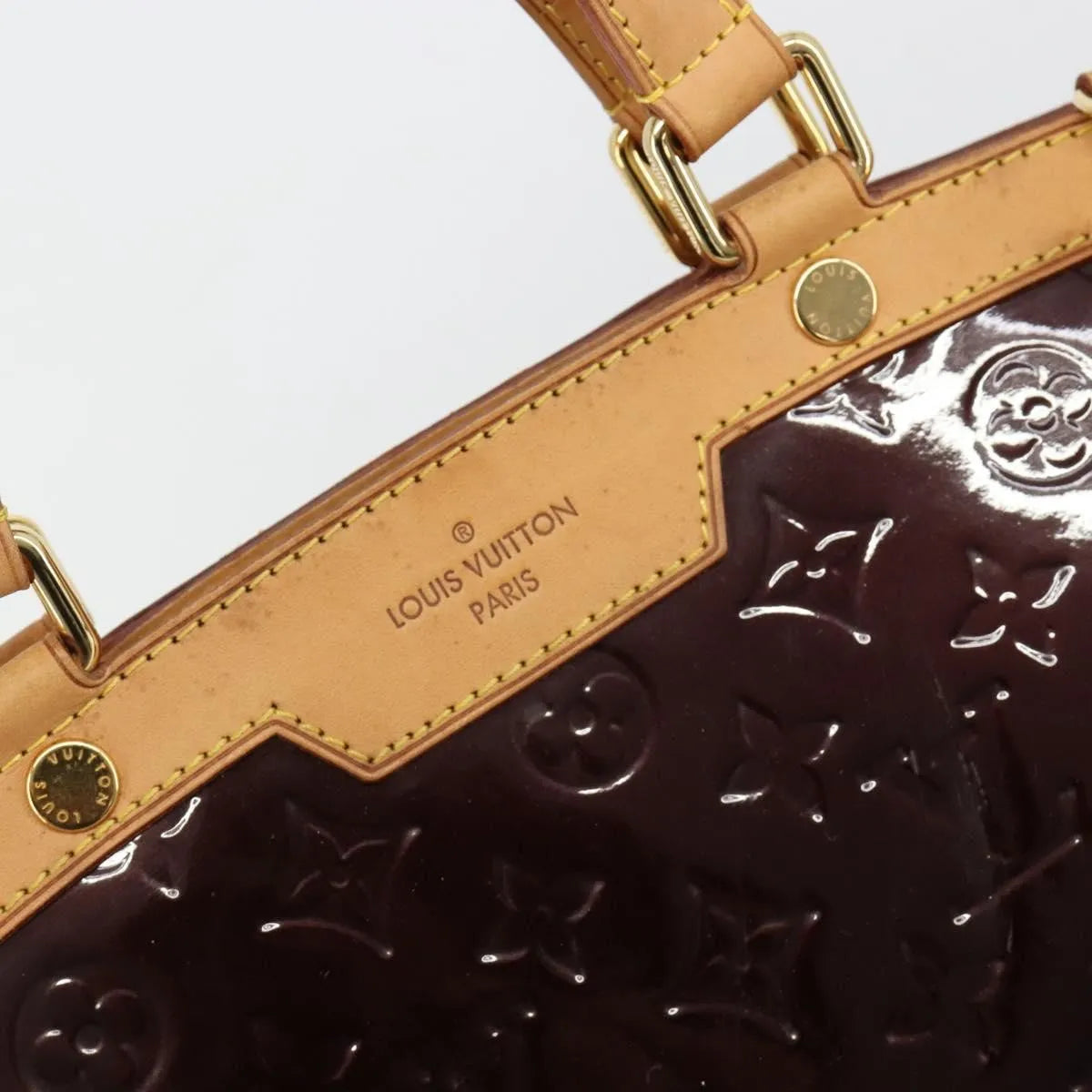 Louis Vuitton Blair Monogram vernis, Purple, Patent Leather, Handbag