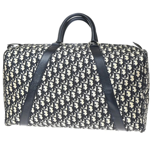 Christian Dior Vintage Bowling monogram canvas, Navy, Canvas, Handbag