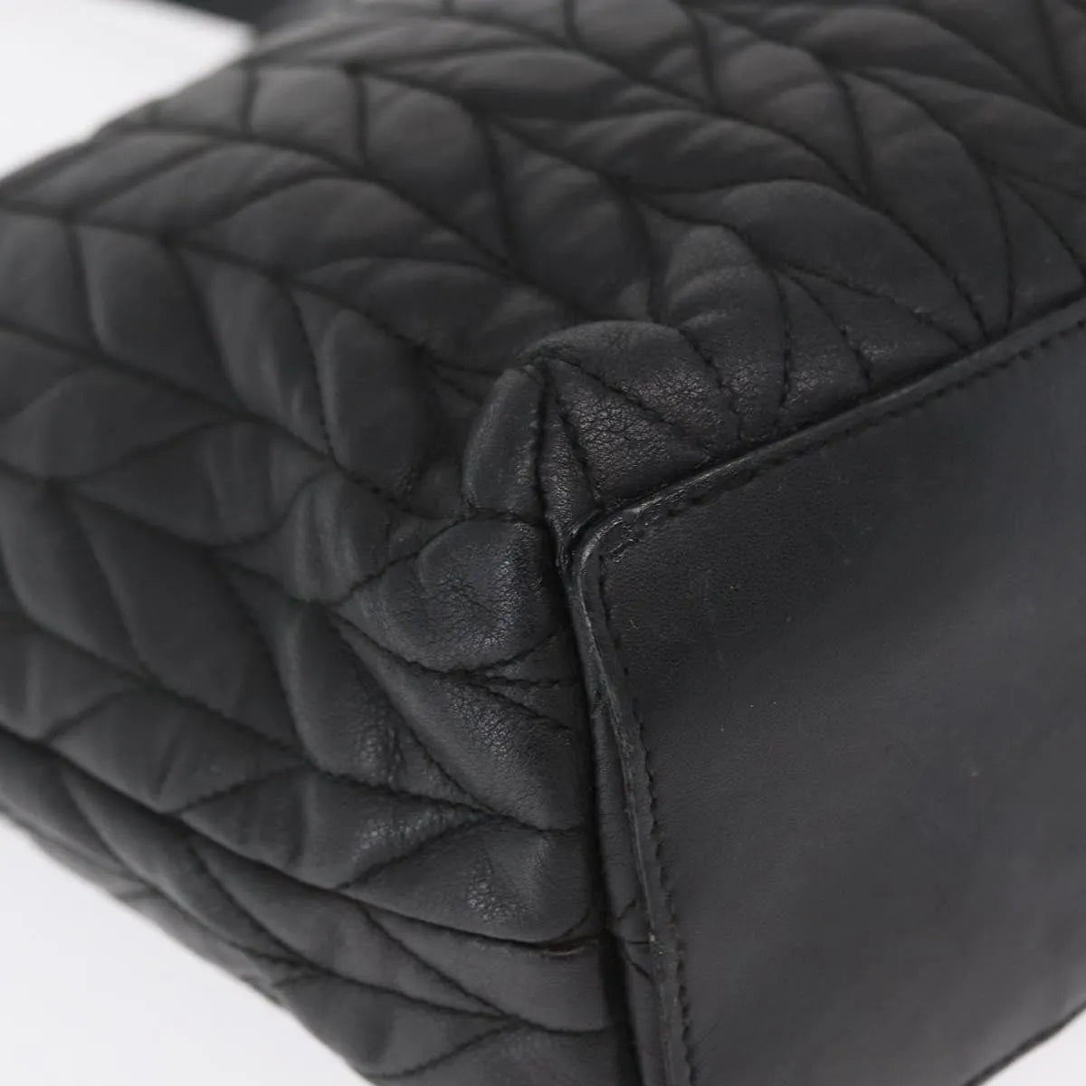 Gucci Vintage tote Leather, Black, Leather, Tote Bag