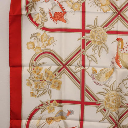 Hermes Carré 90 Silk multicolor, Red, Silk, Scarf