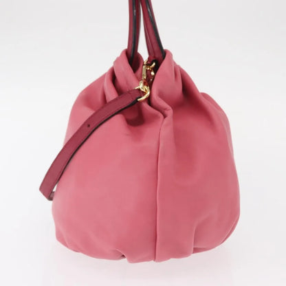 Loewe Bounce Lambskin, Pink, Leather, Handbag