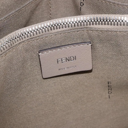 Fendi By The Way Satchel M, White, Leather, Crossbody Bag