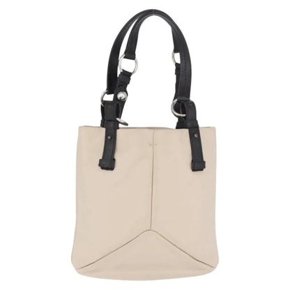 Saint Laurent Vintage handbag Leather, Beige, Leather, Handbag