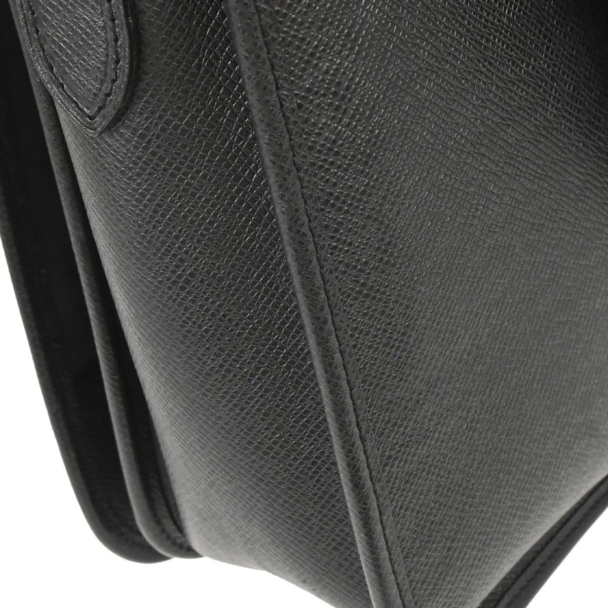 Louis Vuitton Andrei Messenger Taiga Leather, Black, Leather, Shoulder Bag